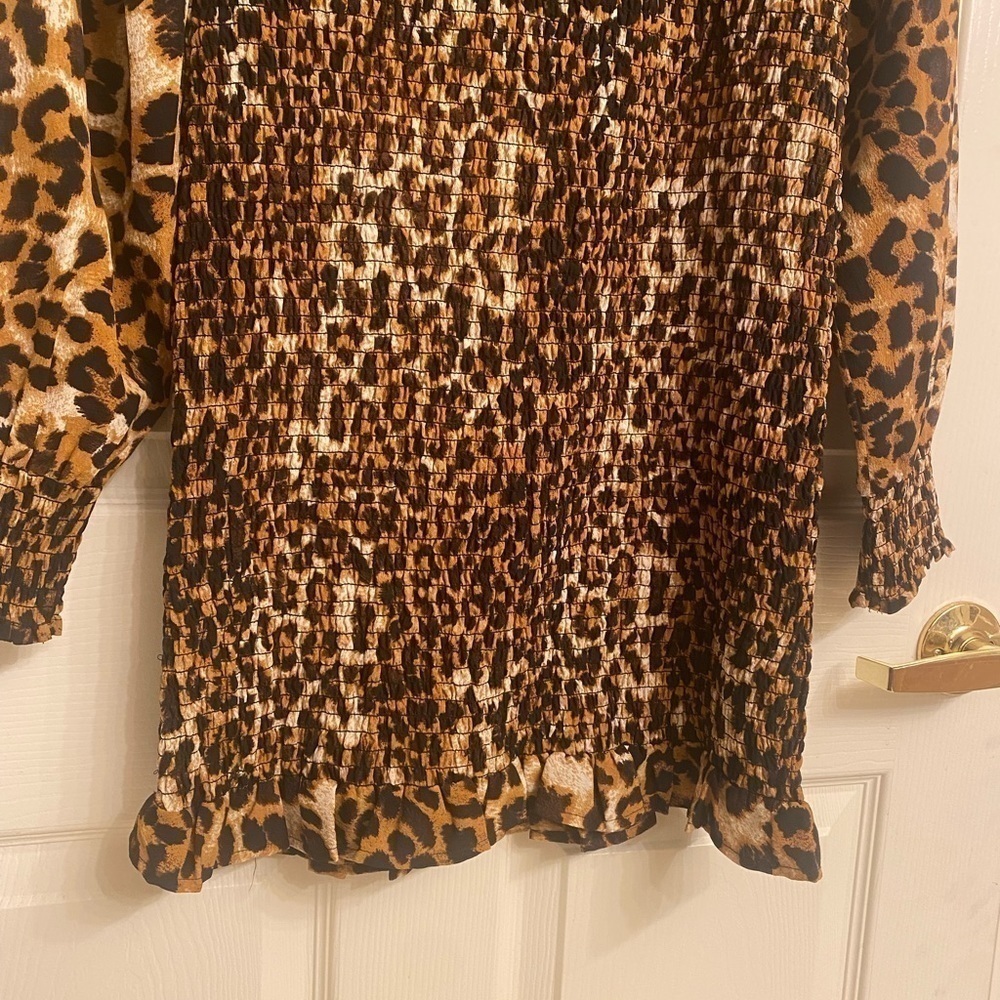 Guess leopard print mini dress.